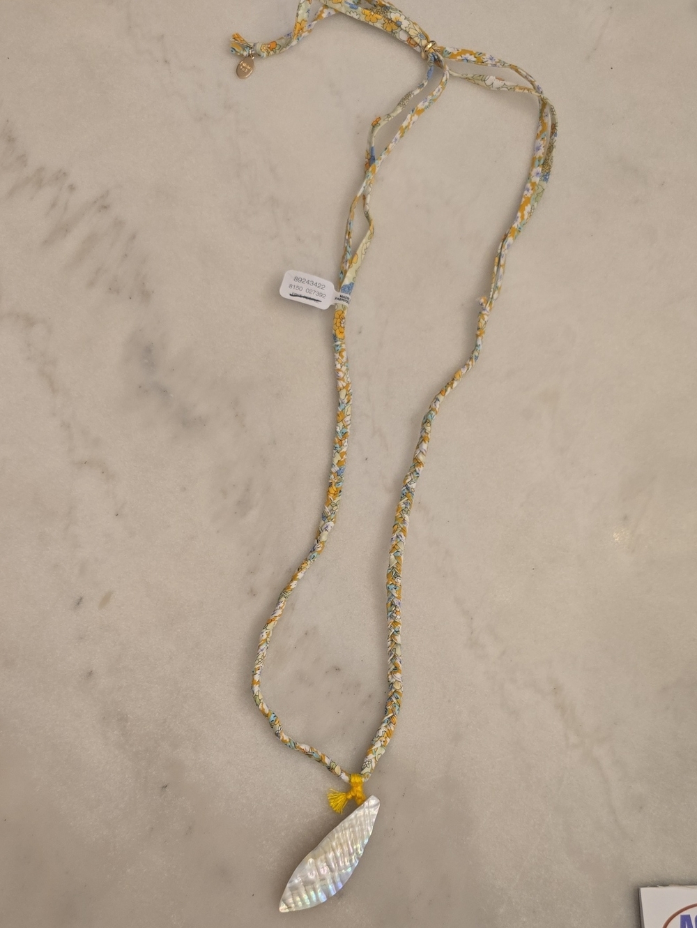 NWT Free People x Ariana Ost Era Strand Fabric Necklace - Picture 3 of 8